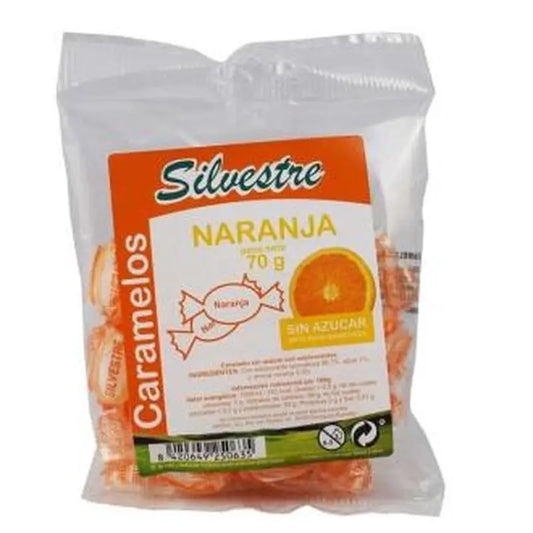 Silvestre Sugar Free Orange Sweets 70Gr.