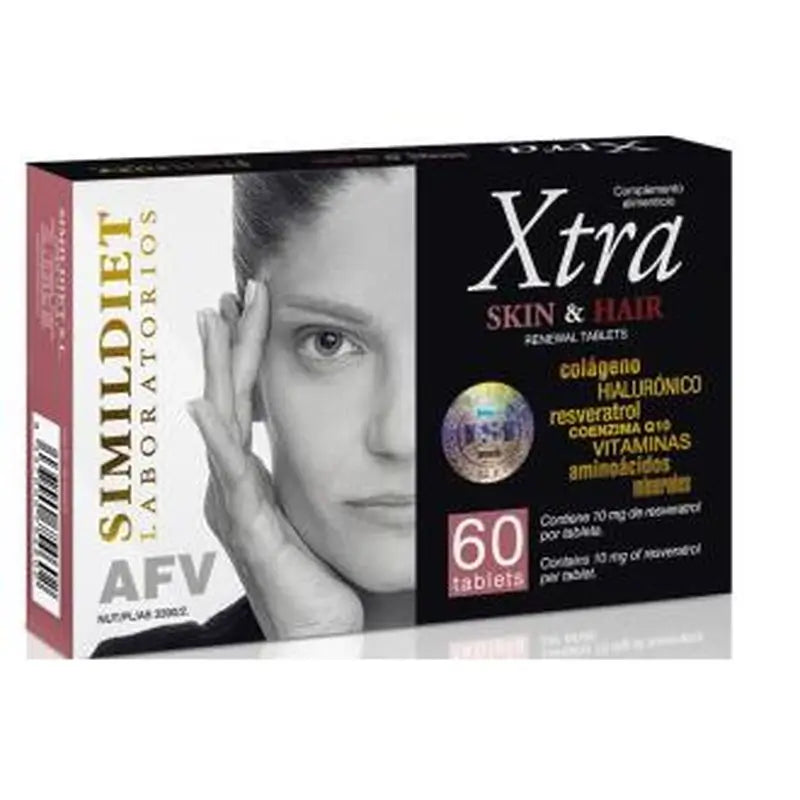 Simildiet Xtra Skin & Hair 60 Tablets
