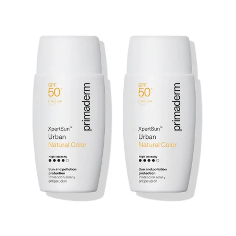 Singuladerm Xpertsun Spf50+ Urban Natural Colour High Intensity, 2 Units