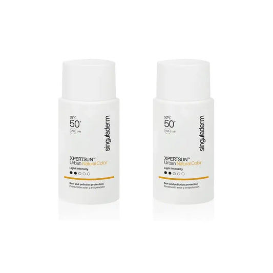 Singuladerm Xpertsun Spf50+ Urban Natural Colour Light Intensity, 2 Units