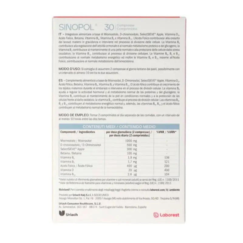 Sinopol 30 tablets