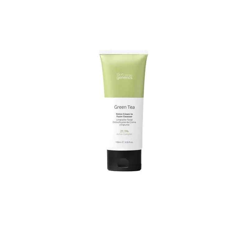 Skin Generics Green Tea Cream To Foam Cleanser 20.1%.