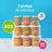 Smileat Small Bean Stew Jar, Pack 6 x 230 Gr