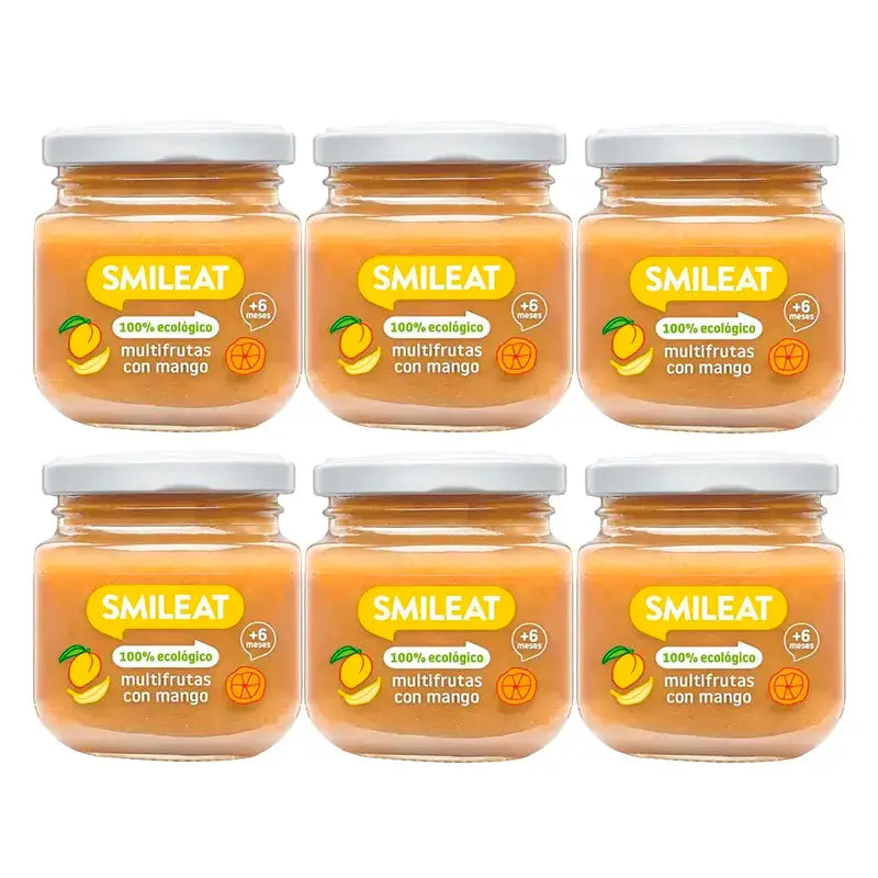 Smileat Multifruits with mango, 6x130 Gr