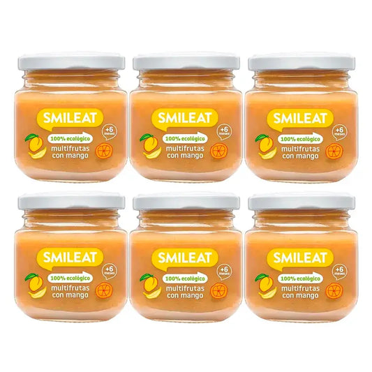 Smileat Multifruits with mango, 6x130 Gr