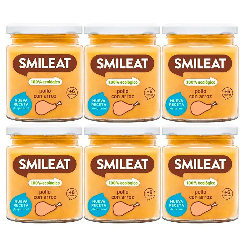 Smileat Chicken & Rice, 6x230 Gr