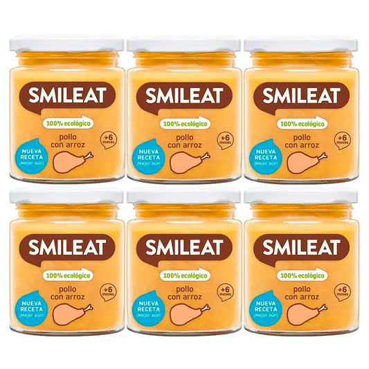 Smileat Chicken & Rice, 6x230 Gr