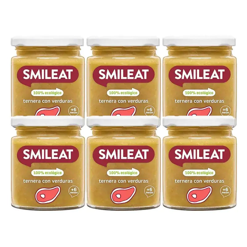 Smileat Beef and Vegetable Tartlet, Pack 6 x 230 Gr