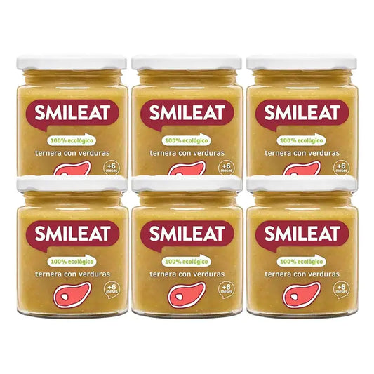 Smileat Beef and Vegetable Tartlet, Pack 6 x 230 Gr