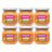 Smileat Three Fruits Jar, Pack 6 x 130 Gr