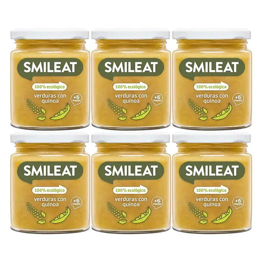 Smileat Organic Vegetable and Quinoa Snack, 6x230g