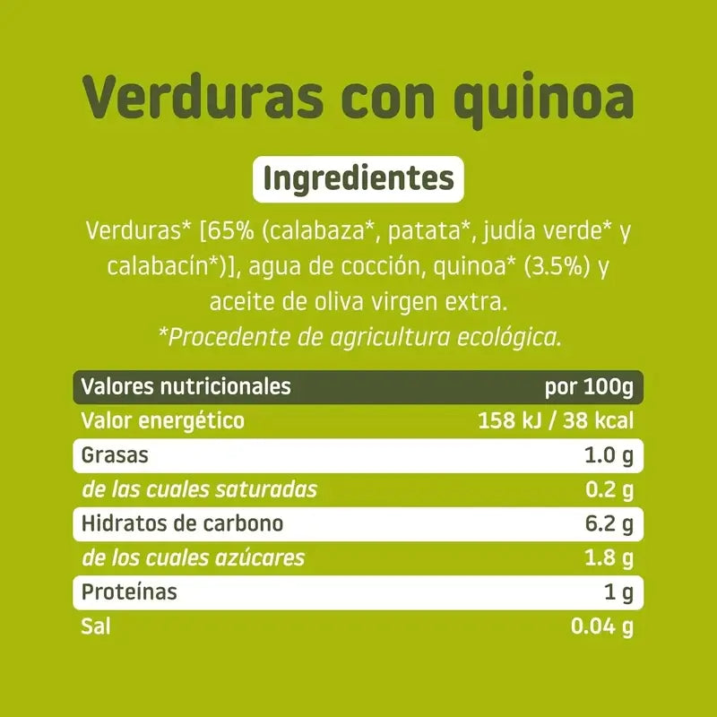 Smileat Organic Vegetable and Quinoa Snack, 6x230g