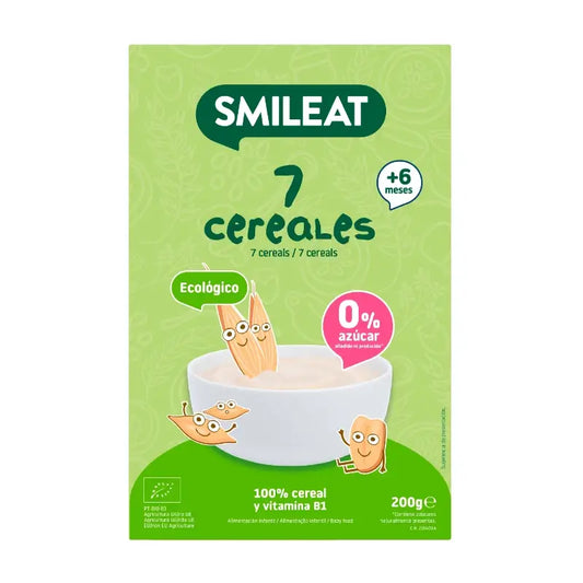 Smileat porridges of 7 Organic Cereals, 200 g