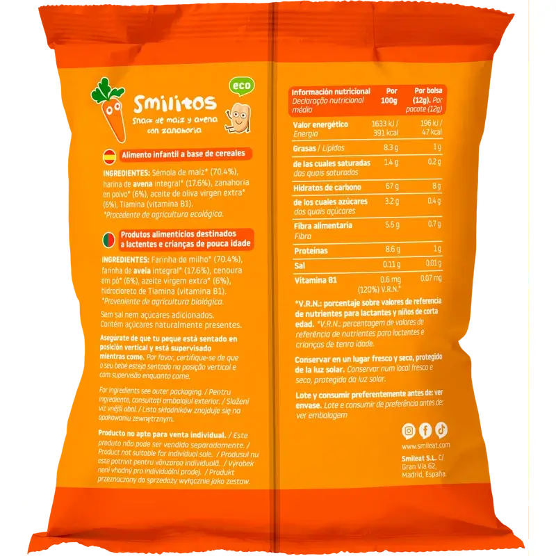 Smileat Smilitos Multipack, 48 grams