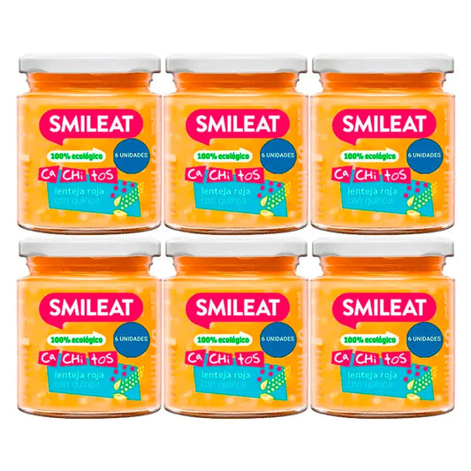 Smileat Organic Lentil and Quinoa Chunks Organic, 6x230g
