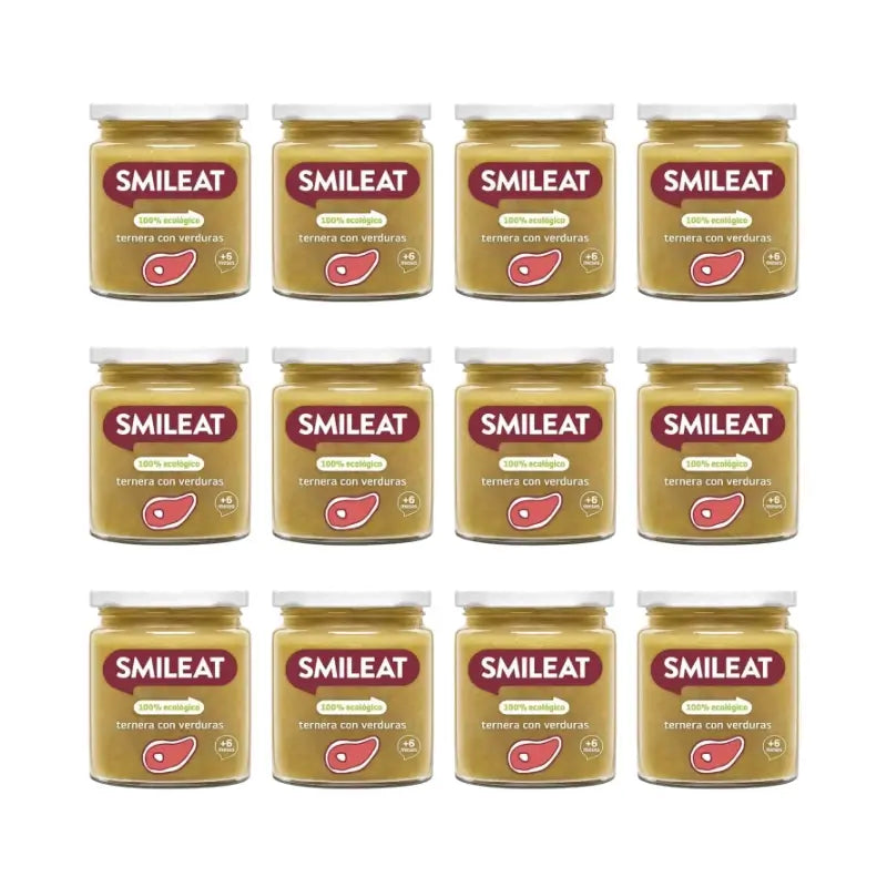 Smileat Beef and Vegetable Jar 230 g, pack of 12