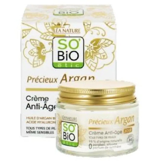 So'Bio Etic Anti-Aging Hyaluronic-Argan Day Cream 50Ml. Bio