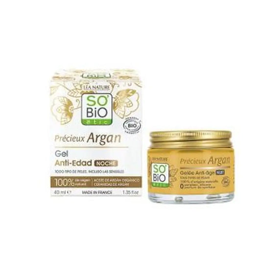 So'Bio Etic Argan Anti-Ageing Night Gel 150Ml. Bio