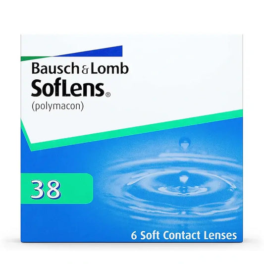 Soflens 38 Monthly Spherical Lenses , 6 units