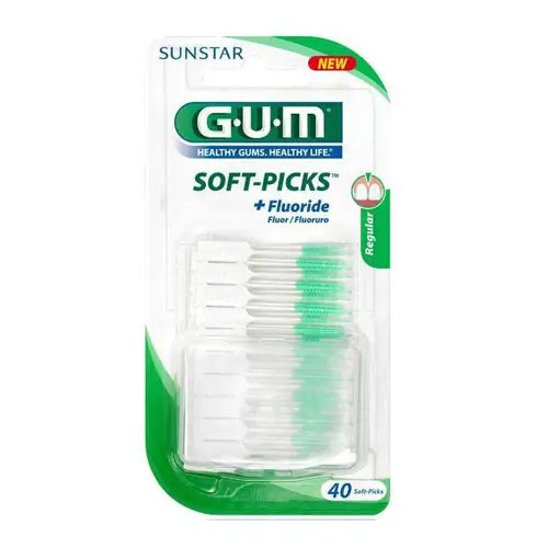 Gum Soft Picks Fluorinated 40 unitsoma