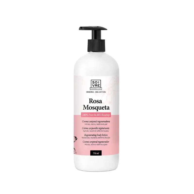 Soivre Organic Rosehip Body Cream, 750 ml