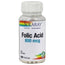 Solaray Folic Acid 800Mcg. 100 Capsules