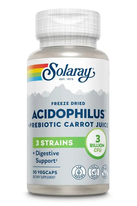 Solaray Acidophilus Plus 3 Billion, 30 Capsules