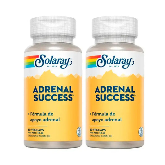 Solaray Adrenal Success Supplement Pack 2 x 60 Capsules