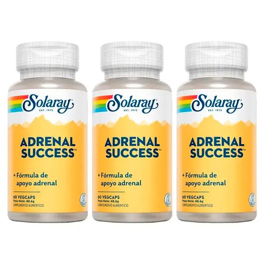 Solaray Adrenal Success Supplement Pack 3 x 60 Capsules