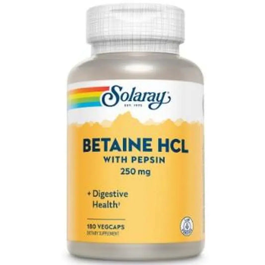 Solaray Betaine Hci 250Mg 180V Capsules
