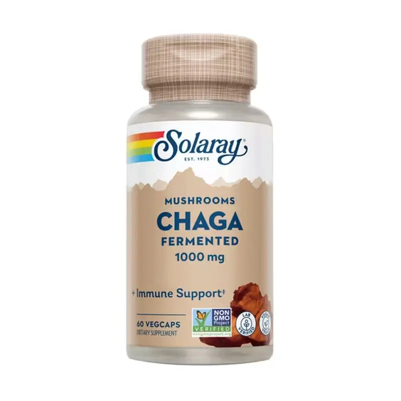 Solaray Chaga Fermented 500Mg 60V Capsules