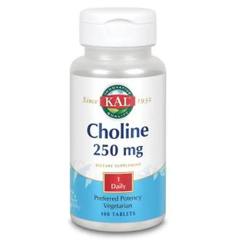 Solaray Choline Kal 250Mg. 100 Tablets