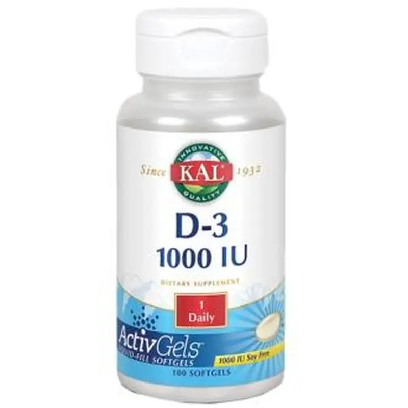 Solaray D3 1000Iu 100Pearls
