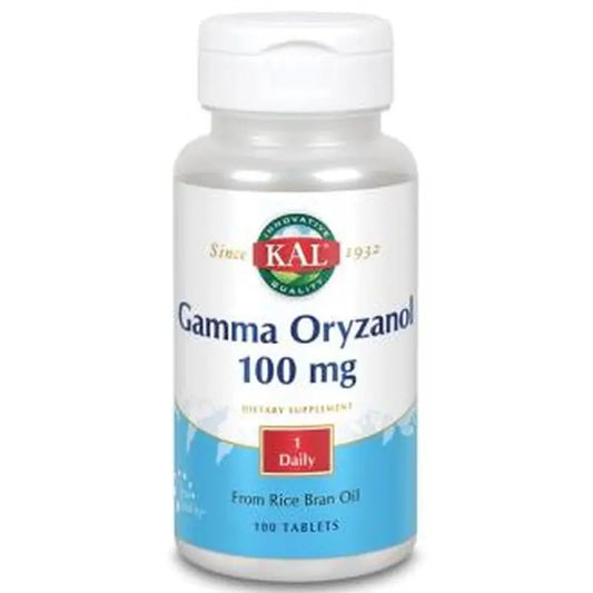 Solaray Gamma Oryzanol 100Mg. 100 Tablets