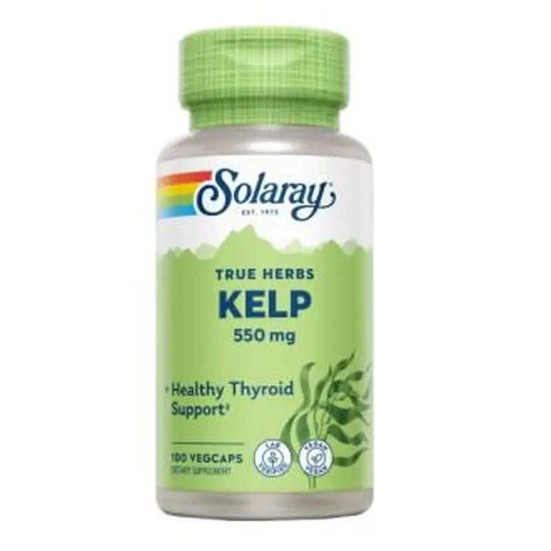Solaray Kelp 550Mg. 100 Capsulesveg.