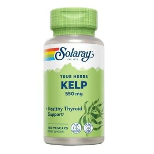 Solaray Kelp 550Mg. 100 Capsulesveg.