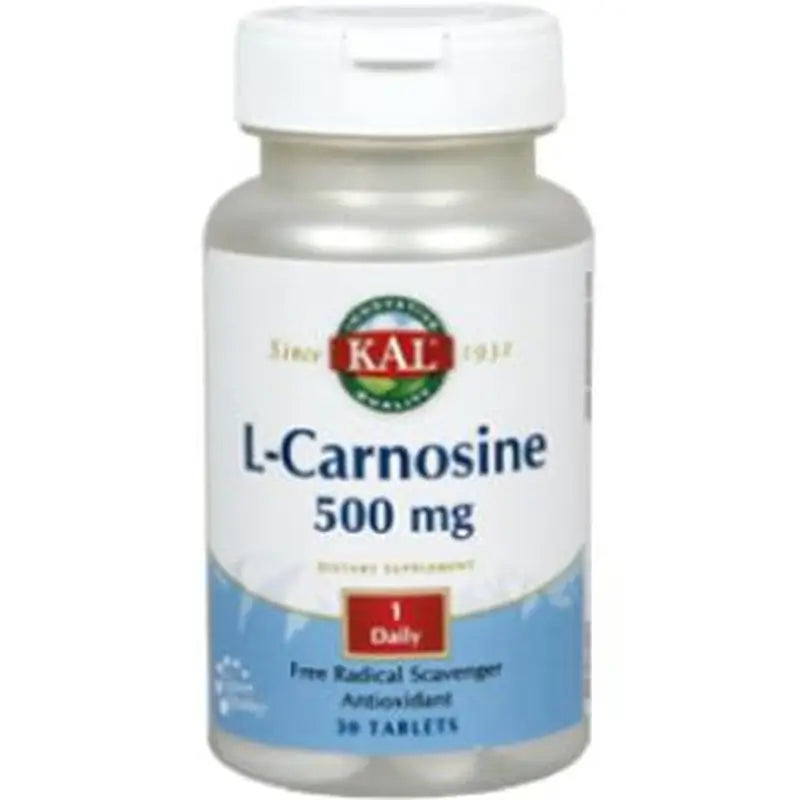 Solaray L-Carnosine 30 Tablets Kal
