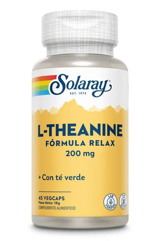 Solaray L Theanine 200 Mg, 45 Capsules