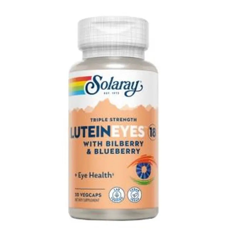 Solaray Lutein Eyes 18Mg. 30 Capsules