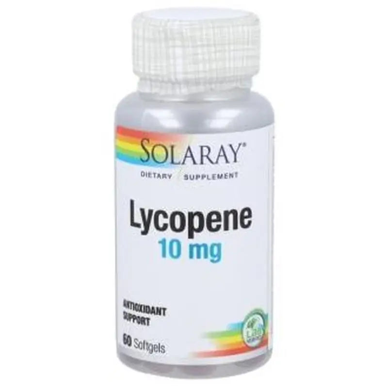 Solaray Lycopene 10Mg. 60 Capsules