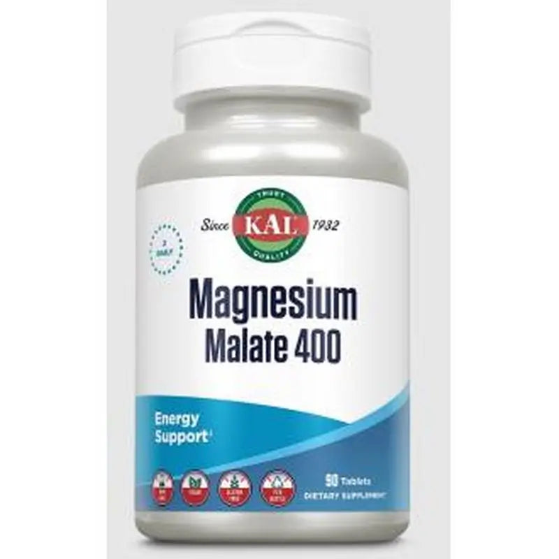 Solaray Malate Magnesium 400Mg 90 Tablets Kal
