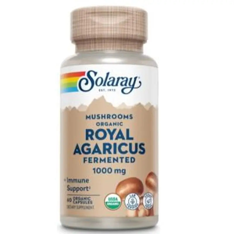 Solaray Royal Agaricus Sun Mushroom 500Mg. 60 Capsulesveg