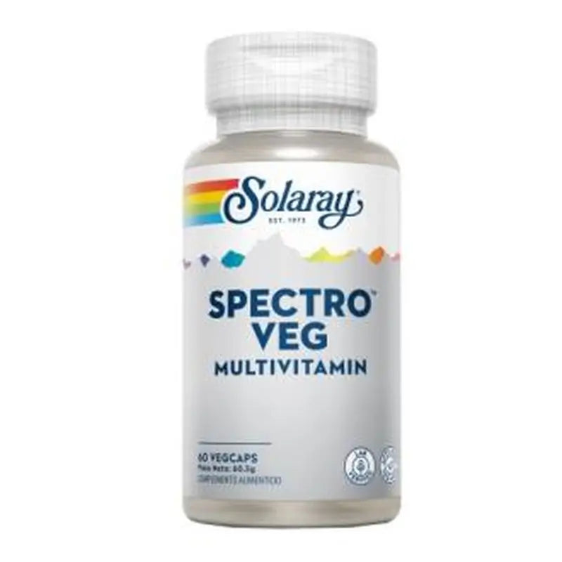Solaray Spectro (Vit.,Miner.,Antioxid.,)Vegetarian 60Caps