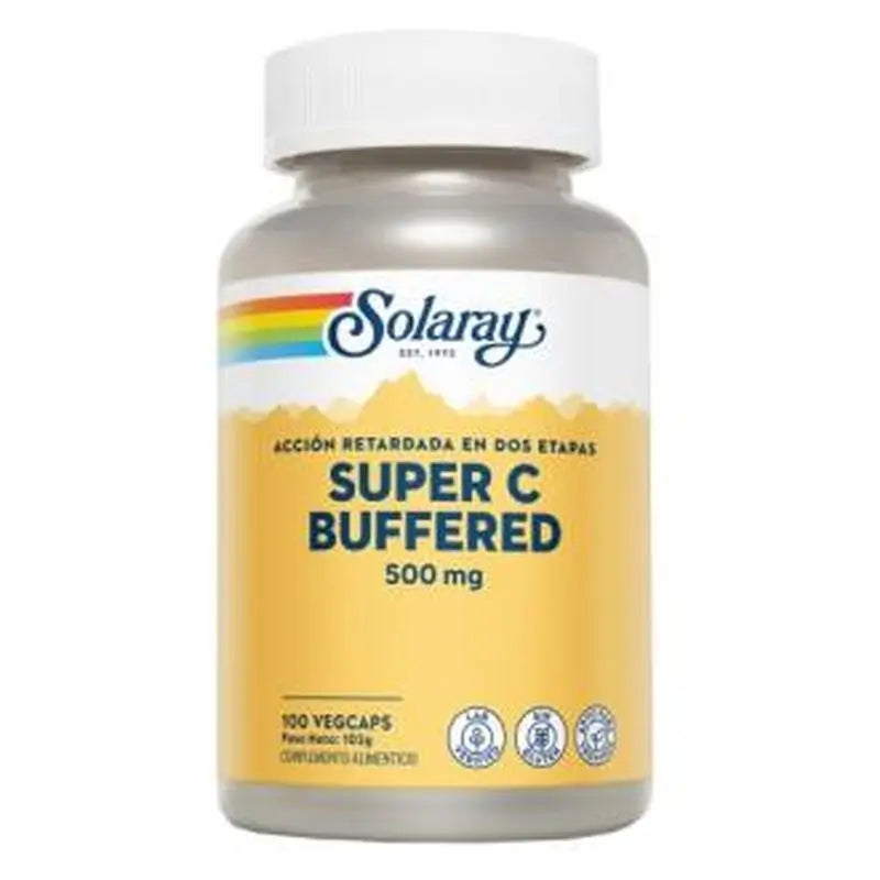 Solaray Super C Buffered 100 Capsules