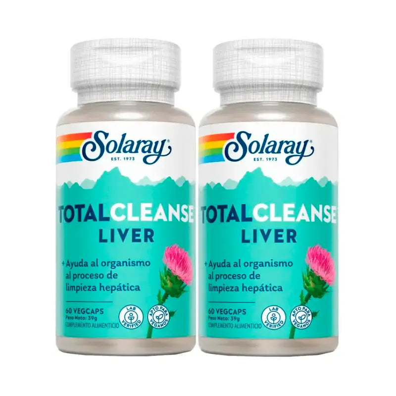 Solaray Total Cleanse Liver Pack 2 x 60 Capsules