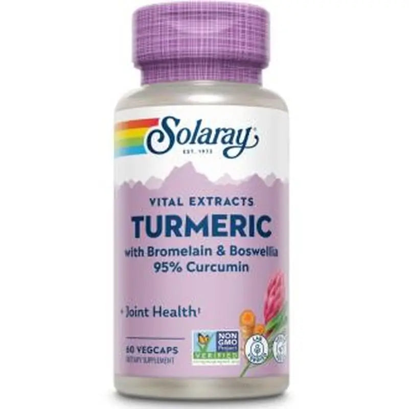 Solaray Turmeric Bromelain-Boswellia 60V Capsules