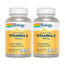 Solaray Vitamin C 1000 Mg. Pack 2 x 100 Comp.
