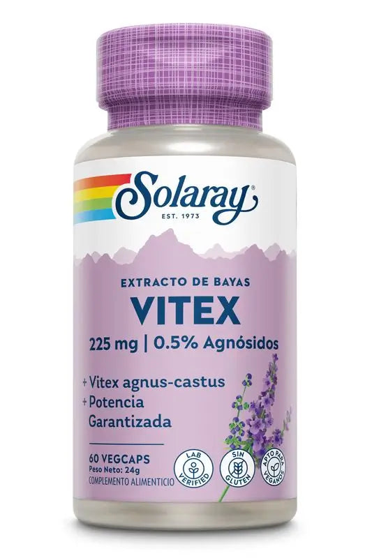 Solaray Vitex (Chasteberry), 60 Capsules