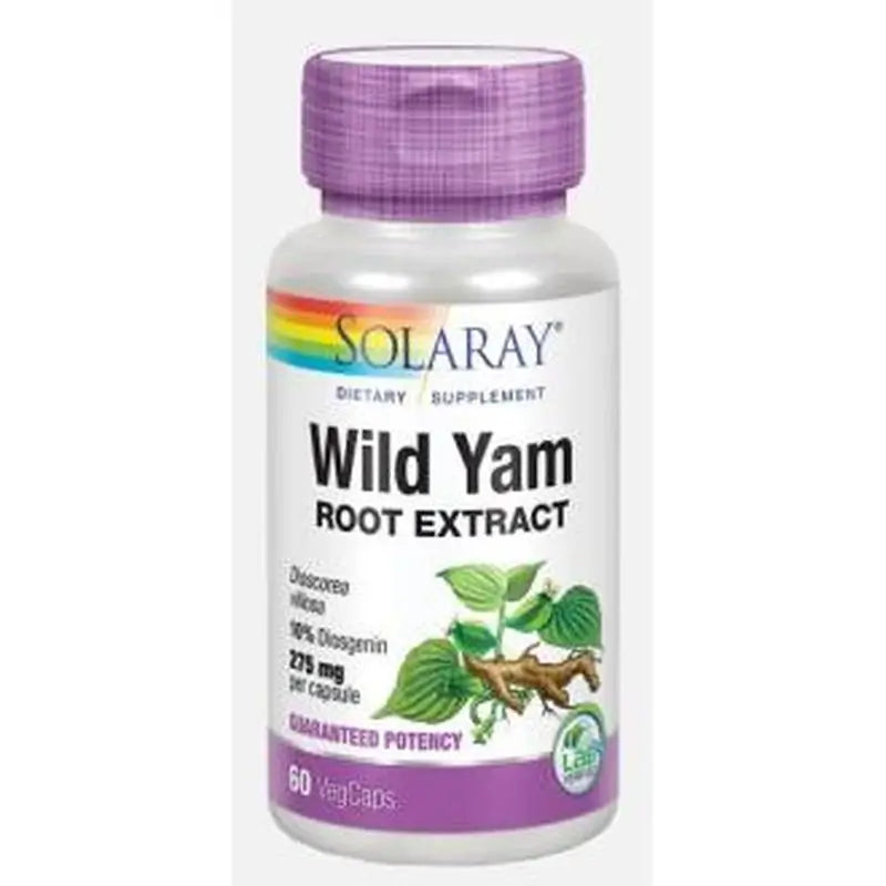 Solaray Wild Yam (Mexican Yam) 60 Capsules