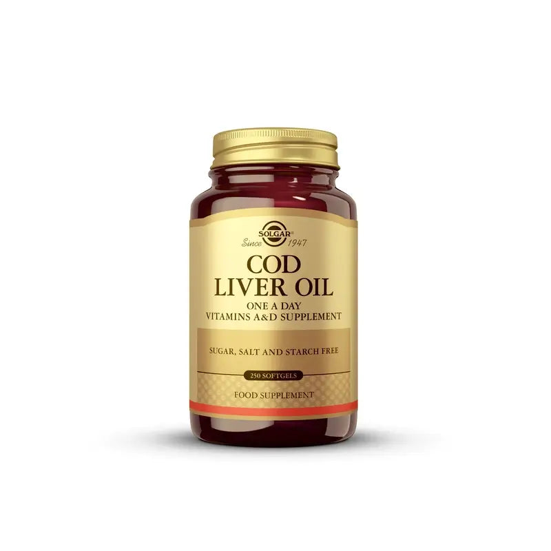 Solgar Cod Liver Oil, 250 Capsules